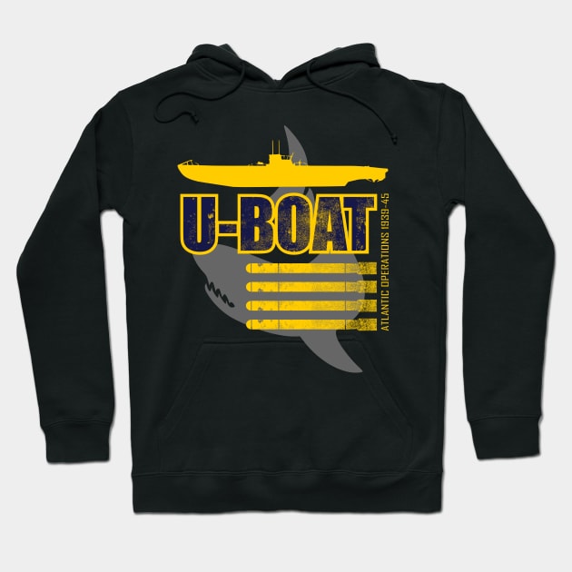 U-boat Atlantic Operations Hoodie by TCP